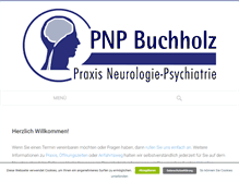 Tablet Screenshot of pnp-buchholz.de